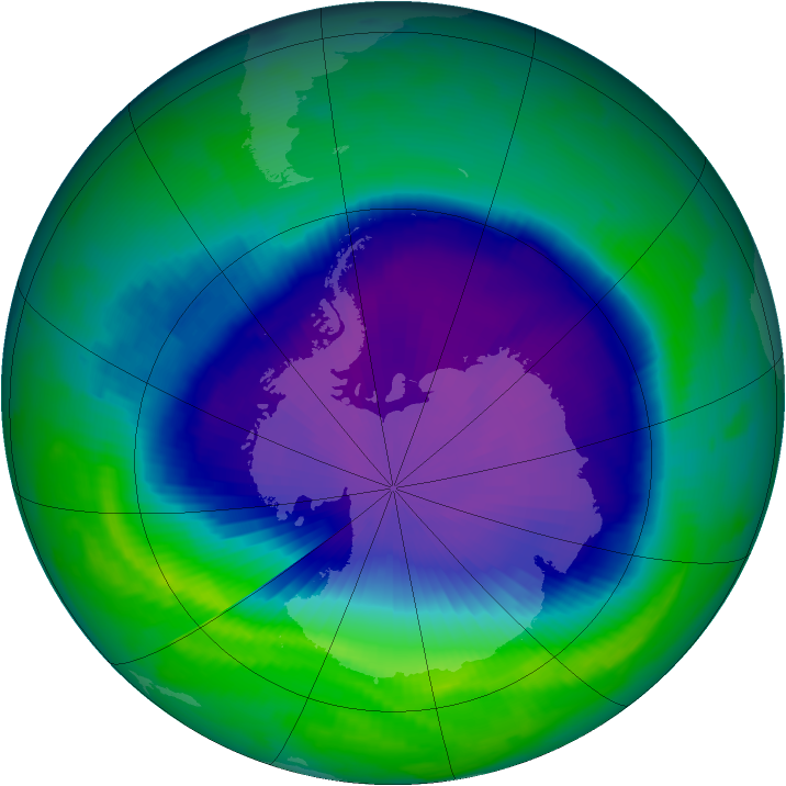 Ozone Map 1997-10-10